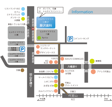 藤沢歯科医院までのアクセス
